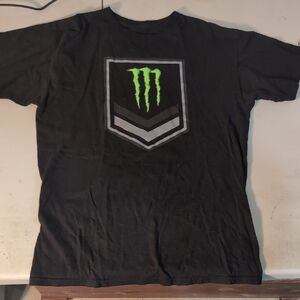 Black T-Shirt with Green Logo